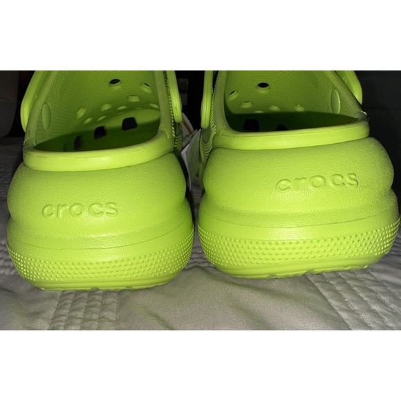 Crocs Crush Platform Clogs in Lime Green Women size 9, Men - 7 - Picture 5 of 9